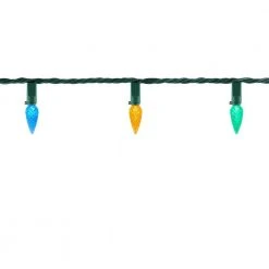 Home Accents Holiday 200L Multi Faceted C6 LED Steady Lit Lights -HOME ACCENTS HOLIDAY Shop home accents holiday christmas string lights ty427 1915m 40 1000