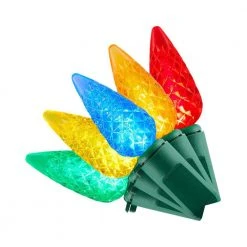 Home Accents Holiday 200L Multi Faceted C6 LED Steady Lit Lights