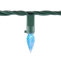 Home Accents Holiday 50L Blue Faceted C3 LED Steady Lit -HOME ACCENTS HOLIDAY Shop home accents holiday christmas string lights ty827 1415 fc3 40 1000