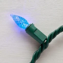 Home Accents Holiday 50L Blue Faceted C3 LED Steady Lit -HOME ACCENTS HOLIDAY Shop home accents holiday christmas string lights ty827 1415 fc3 a0 1000