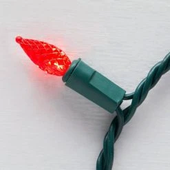 Home Accents Holiday 50L Red Faceted C3 LED Steady Lit -HOME ACCENTS HOLIDAY Shop home accents holiday christmas string lights ty829 1415 fc3 a0 1000