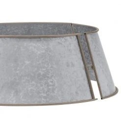 Home Accents Holiday 26 in Galvanized Metal Christmas Tree Collar 9 Home Accents Holiday 26 in Galvanized Metal Christmas Tree Collar -HOME ACCENTS HOLIDAY Shop home accents holiday christmas tree collars 21pk10253 40 1000