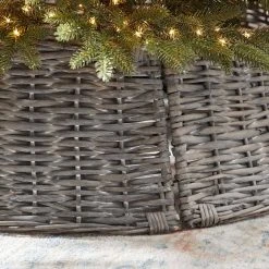 Home Accents Holiday 42 in Rattan Christmas Tree Collar -HOME ACCENTS HOLIDAY Shop home accents holiday christmas tree collars 22pk20261 1d 1000