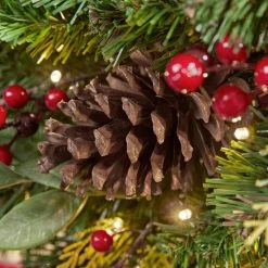 Home Accents Holiday 30 in Prelit Woodmore Wreath -HOME ACCENTS HOLIDAY Shop home accents holiday christmas wreaths 21gr50166 1d 1000