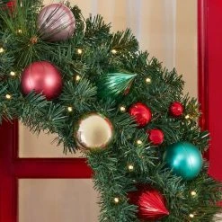 Home Accents Holiday 30 in. Festive Nutcracker Battery Operated Pine LED Pre-Lit Artificial Christmas Wreath with Timer 11 Home Accents Holiday 30 in. Festive Nutcracker Battery Operated Pine LED Pre-Lit Artificial Christmas Wreath with Timer -HOME ACCENTS HOLIDAY Shop home accents holiday christmas wreaths 22ne50006 1d 1000 1