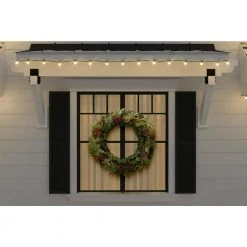 Home Accents Holiday 36 in Prelit Woodmore Wreath -HOME ACCENTS HOLIDAY Shop home accents holiday christmas wreaths chzh3811602th6 40 1000