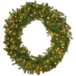 Home Accents Holiday 60 in Prelit Norwood Fir Wreath