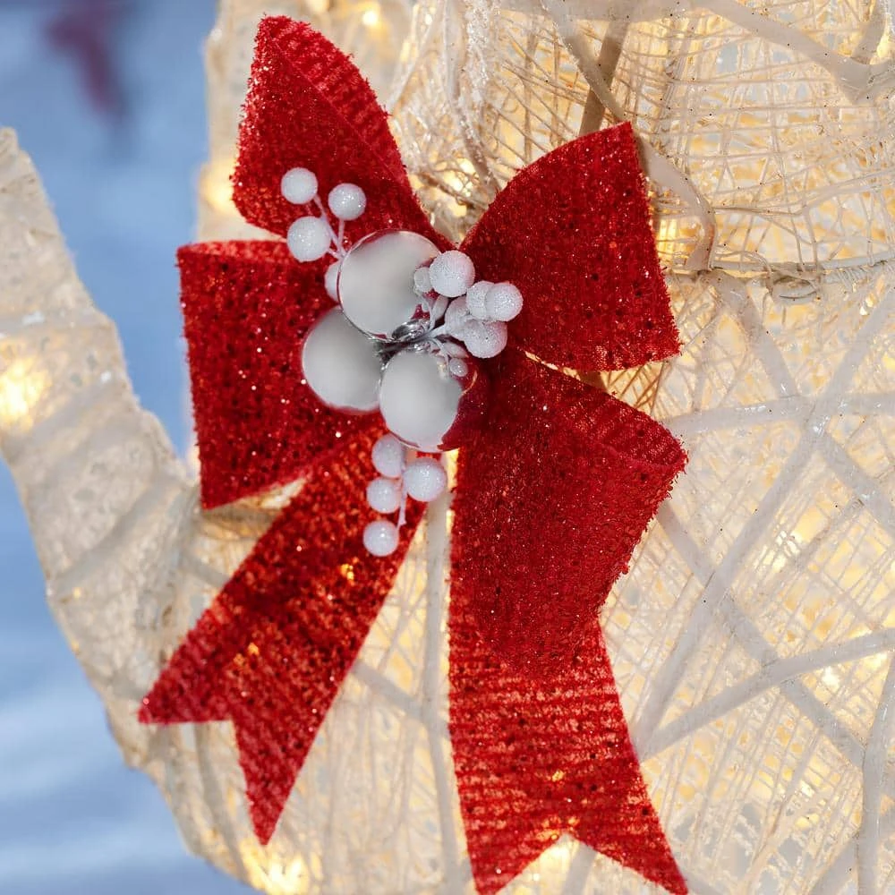 Home Accents Holiday 5.5 ft Warm White LED Jumping Buck Holiday Yard Decoration 7 Home Accents Holiday 5.5 ft Warm White LED Jumping Buck Holiday Yard Decoration - Image 5