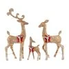 Home Accents Holiday 3-Piece Warm White LED Gold Deer Family Holiday Yard Decoration -HOME ACCENTS HOLIDAY Shop home accents holiday christmas yard decorations 21rt45820112 64 1000