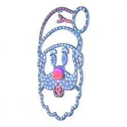 Home Accents Holiday 16 in Hi-Vibrant LED Santa Holiday Yard Decoration -HOME ACCENTS HOLIDAY Shop home accents holiday christmas yard decorations 22le11008 40 1000