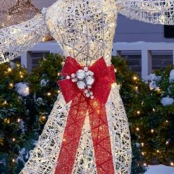 Home Accents Holiday 7.5 ft Warm White LED Angel with Star Holiday Yard Decoration -HOME ACCENTS HOLIDAY Shop home accents holiday christmas yard decorations 22rt1222211 1d 1000