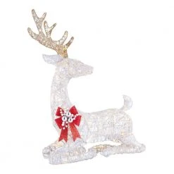 Home Accents Holiday 3.5 ft Warm White LED Laying Buck Gold Bow Holiday Yard Decoration 10 Home Accents Holiday 3.5 ft Warm White LED Laying Buck Gold Bow Holiday Yard Decoration -HOME ACCENTS HOLIDAY Shop home accents holiday christmas yard decorations 22rt1252211 40 1000
