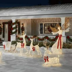 Home Accents Holiday 3.5 ft Warm White LED Laying Buck Gold Bow Holiday Yard Decoration 13 Home Accents Holiday 3.5 ft Warm White LED Laying Buck Gold Bow Holiday Yard Decoration -HOME ACCENTS HOLIDAY Shop home accents holiday christmas yard decorations 22rt1252211 66 1000