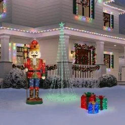 Home Accents Holiday 6 ft Warm White LED Nutcracker Y20 Holiday Yard Decoration -HOME ACCENTS HOLIDAY Shop home accents holiday christmas yard decorations 22rt1852214 66 1000