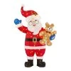 Home Accents Holiday 5 ft Warm White LED Santa with Teddy Bear Holiday Yard Decoration -HOME ACCENTS HOLIDAY Shop home accents holiday christmas yard decorations 22rt1942214 64 1000
