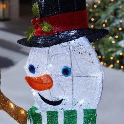 Home Accents Holiday 3-Piece Snowman Family -HOME ACCENTS HOLIDAY Shop home accents holiday christmas yard decorations 22rt19922141 1d 1000