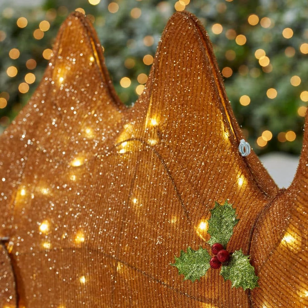 Home Accents Holiday 40 in Warm White LED Camel Holiday Yard Decoration 7 Home Accents Holiday 40 in Warm White LED Camel Holiday Yard Decoration - Image 5