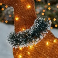 Home Accents Holiday 58 in Warm White LED 2D Set Of 3 Deer Holiday Yard Decoration -HOME ACCENTS HOLIDAY Shop home accents holiday christmas yard decorations 22rt2092214 a0 1000