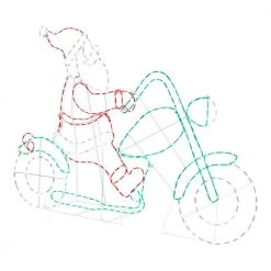 Home Accents Holiday 4 ft Silhouette Motorcycle Santa Holiday Yard Decoration -HOME ACCENTS HOLIDAY Shop home accents holiday christmas yard decorations 22rt5792215yx 40 1000