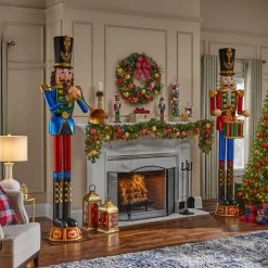 Home Accents Holiday 8 ft Trumpeting Nutcracker Holiday Yard Decoration -HOME ACCENTS HOLIDAY Shop home accents holiday christmas yard decorations 22sv23302 1d 1000