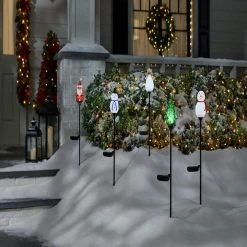 Home Accents Holiday Solar LED Assorted Yard Stake Holiday Yard Decoration -HOME ACCENTS HOLIDAY Shop home accents holiday christmas yard decorations 3894170 e1 1000