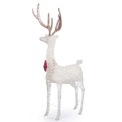 Home Accents Holiday 8.5 ft Warm White LED Giant Buck with Bow Holiday Yard Decoration 18 Home Accents Holiday 8.5 ft Warm White LED Giant Buck with Bow Holiday Yard Decoration -HOME ACCENTS HOLIDAY Shop home accents holiday christmas yard decorations ty285 1911 66 1000