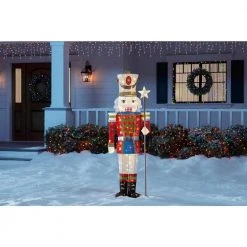 Home Accents Holiday 5.5 ft Warm White LED Solider Nutcracker Holiday Yard Decoration 8 Home Accents Holiday 5.5 ft Warm White LED Solider Nutcracker Holiday Yard Decoration -HOME ACCENTS HOLIDAY Shop home accents holiday christmas yard decorations ty315 1314 e1 1000