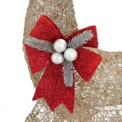 Home Accents Holiday 5 ft Gold Reindeer with 44 in Sleigh Holiday Yard Decoration -HOME ACCENTS HOLIDAY Shop home accents holiday christmas yard decorations ty374 375 1411 1d 1000