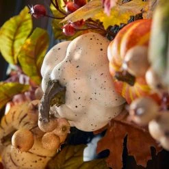 Home Accents Holiday 30 in Mixed Pumpkins Fall Harvest Wreath -HOME ACCENTS HOLIDAY Shop home accents holiday fall wreaths 21ge10013 1d 1000