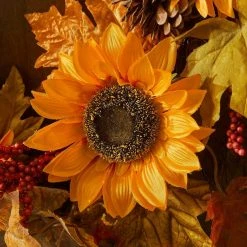 Home Accents Holiday 30 in Sunflower and Berry Fall Harvest Wreath 10 Home Accents Holiday 30 in Sunflower and Berry Fall Harvest Wreath -HOME ACCENTS HOLIDAY Shop home accents holiday fall wreaths 21ge10032 a0 1000