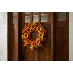 Home Accents Holiday 30 in Sunflower and Berry Fall Harvest Wreath 8 Home Accents Holiday 30 in Sunflower and Berry Fall Harvest Wreath -HOME ACCENTS HOLIDAY Shop home accents holiday fall wreaths 21ge10032 e1 1000