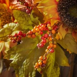 Home Accents Holiday 22 in Unlit Artificial Sunflower and Pinecone Harvest Fall Wreath -HOME ACCENTS HOLIDAY Shop home accents holiday fall wreaths 2528560hd 1d 1000