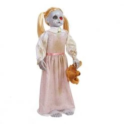 Home Accents Holiday 3 ft Animated LED Haunted Doll Halloween Animatronic -HOME ACCENTS HOLIDAY Shop home accents holiday halloween animatronics 22pa36485 40 1000