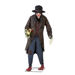 Home Accents Holiday 7 ft Animated Teary the Clown Halloween Animatronic