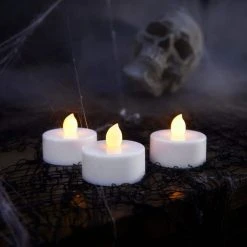 Home Accents Holiday White LED Tea Lights With Timer (3-Pack) 11 Home Accents Holiday White LED Tea Lights With Timer (3-Pack) -HOME ACCENTS HOLIDAY Shop home accents holiday halloween candles 22ge10146 1d 1000