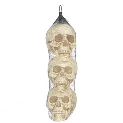 Home Accents Holiday 3-Piece Realistic Bag of Skulls