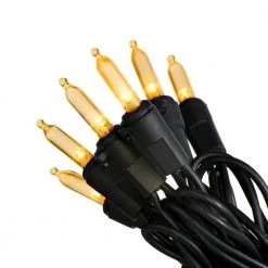 Home Accents Holiday 29 ft 6 in 100-Count Smooth Orange Mini LED Halloween String Lights -HOME ACCENTS HOLIDAY Shop home accents holiday halloween string lights ty022 2025 40 1000