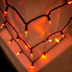 Home Accents Holiday 29 ft 6 in 100-Count Smooth Orange Mini LED Halloween String Lights -HOME ACCENTS HOLIDAY Shop home accents holiday halloween string lights ty022 2025 a0 1000