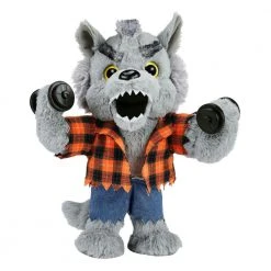 Home Accents Holiday 13 in Animated Fitness Werewolf Plush