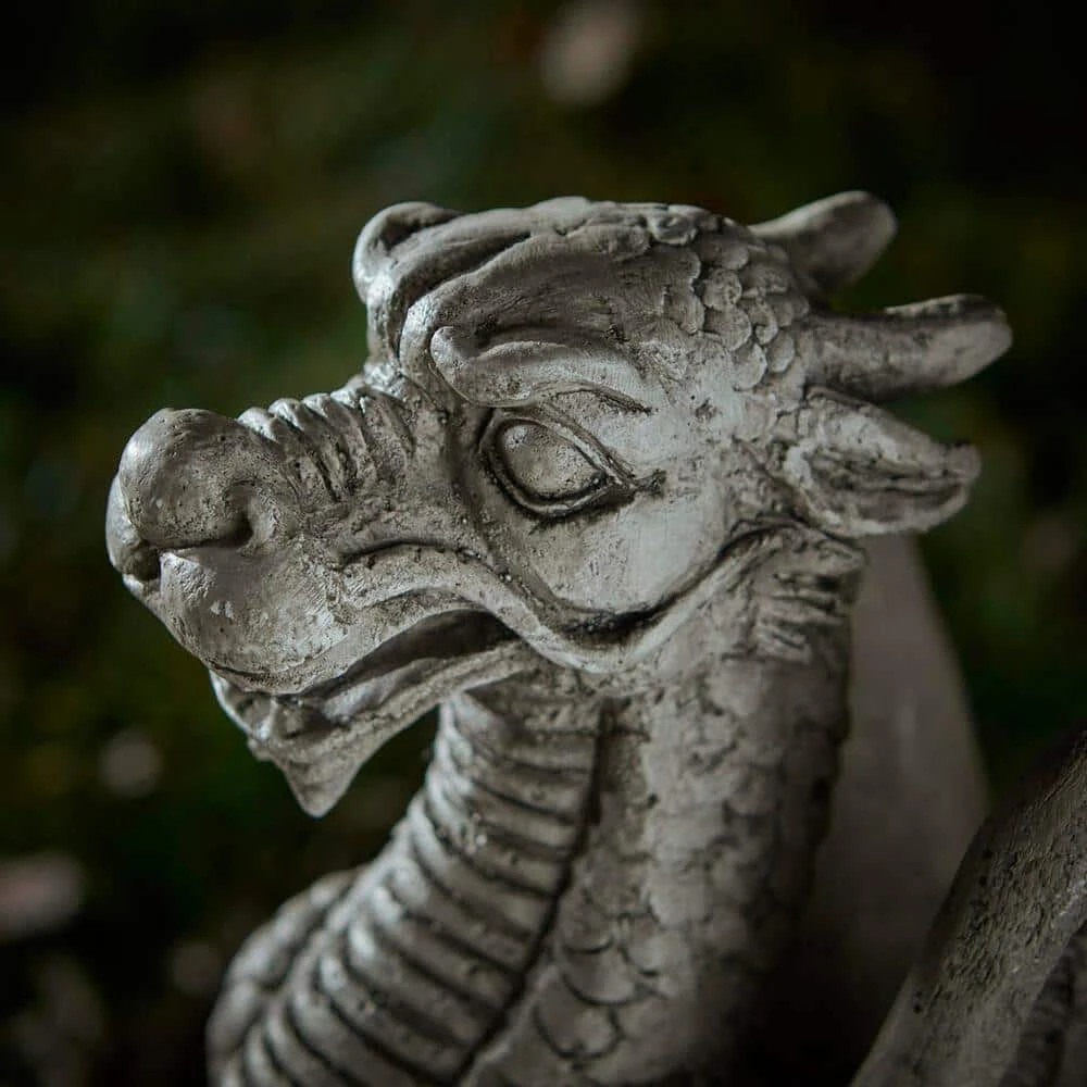 Home Accents Holiday 2 ft Concrete Gryphon Statue Halloween Yard Decoration 6 Home Accents Holiday 2 ft Concrete Gryphon Statue Halloween Yard Decoration - Image 4