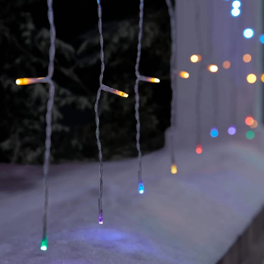 Home Accents Holiday 600L Multi LED Weeping Willow Icicle Lights 6 Home Accents Holiday 600L Multi LED Weeping Willow Icicle Lights - Image 4