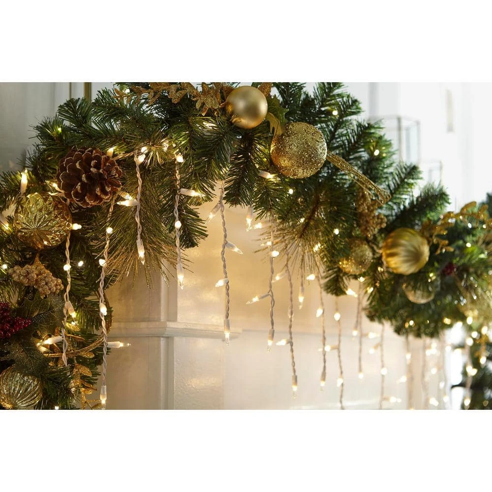 Home Accents Holiday 300L Clear Incandescent Mini Icicle Lights 9 Home Accents Holiday 300L Clear Incandescent Mini Icicle Lights - Image 7