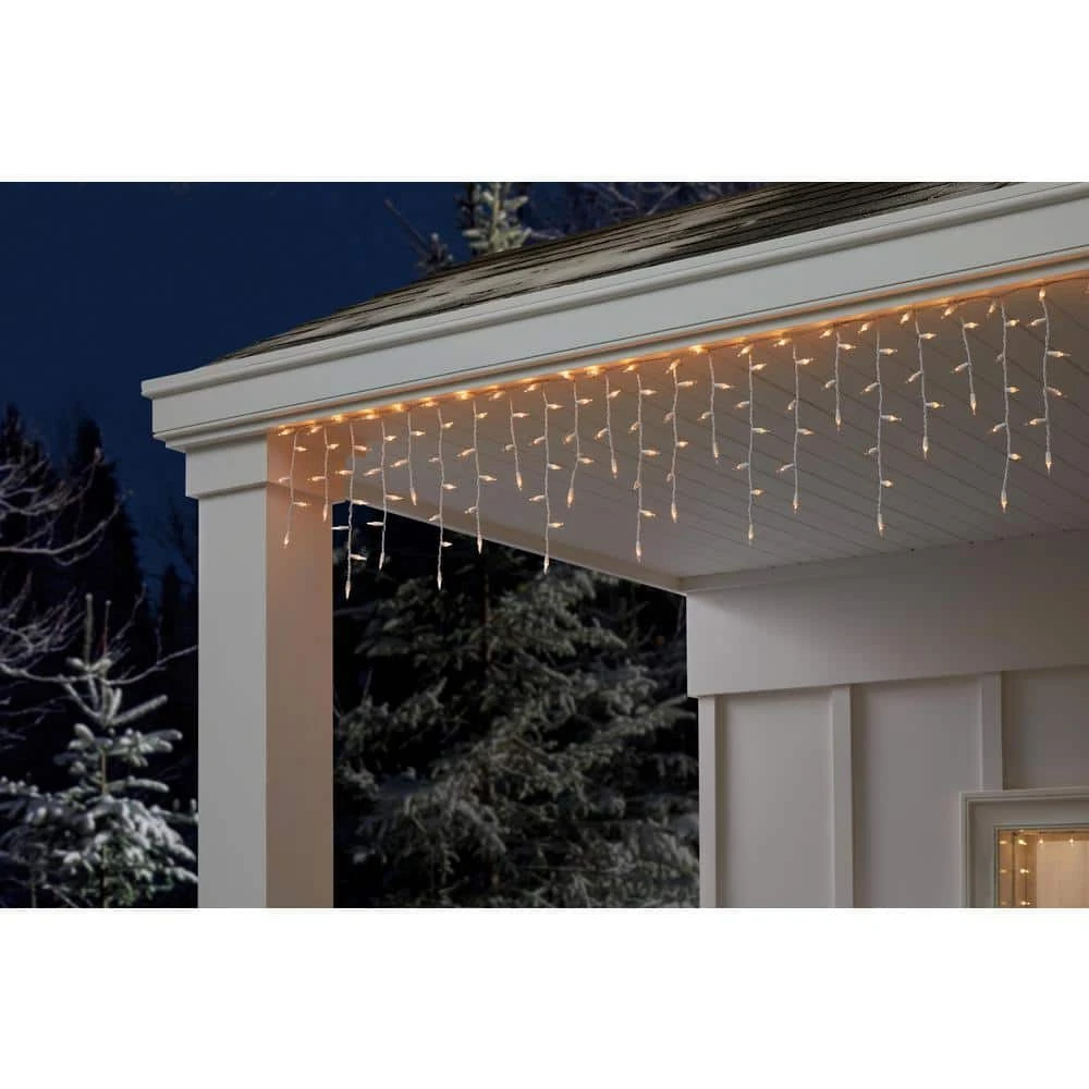 Home Accents Holiday 300L Clear Incandescent Mini Icicle Lights 4 Home Accents Holiday 300L Clear Incandescent Mini Icicle Lights - Image 2