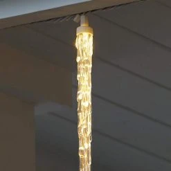 Home Accents Holiday 25L Warm White LED Icicle Lights -HOME ACCENTS HOLIDAY Shop home accents holiday icicle lights ty771 1315ww 1d 1000