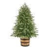 Home Accents Holiday 4 ft Fraser Fir Whiskey Barrel Potted