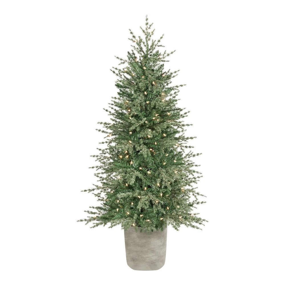 Home Accents Holiday 4.5 ft Grand Fir Potted Christmas Tree 3 Home Accents Holiday 4.5 ft Grand Fir Potted Christmas Tree