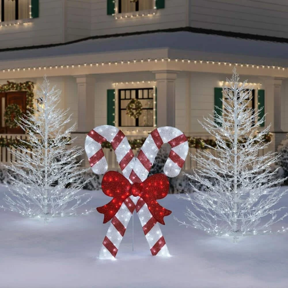 Home Accents Holiday 7.5 ft W inter Spruce LED Christmas Tree 7 Home Accents Holiday 7.5 ft W inter Spruce LED Christmas Tree - Image 5