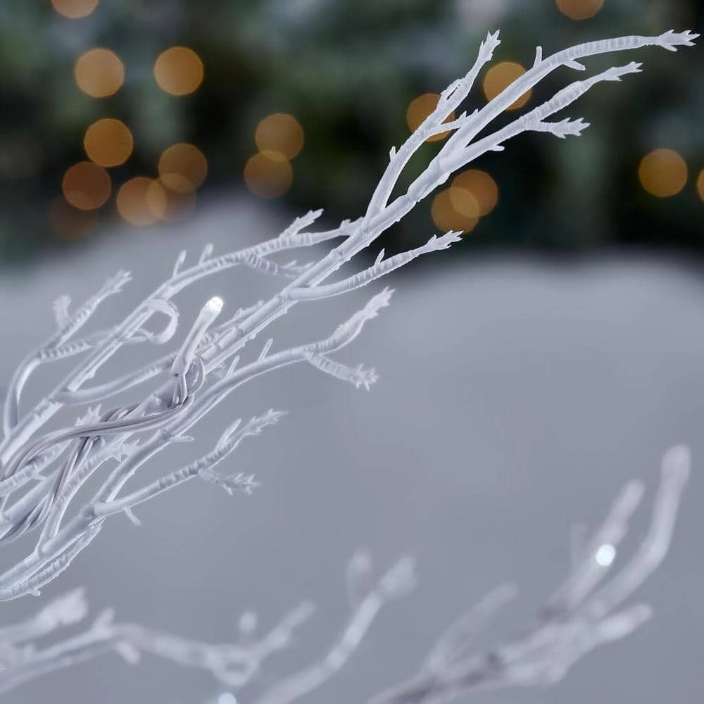 Home Accents Holiday 7.5 ft W inter Spruce LED Christmas Tree 5 Home Accents Holiday 7.5 ft W inter Spruce LED Christmas Tree - Image 3