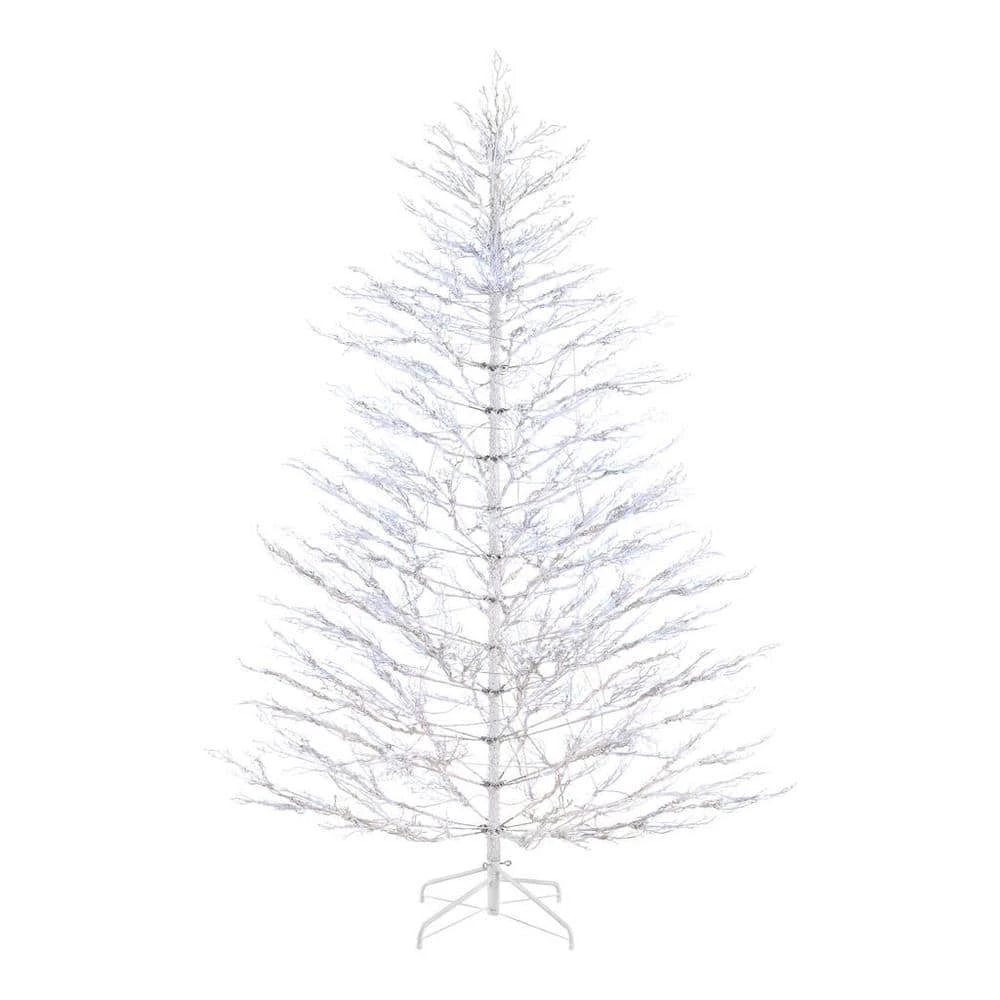 Home Accents Holiday 7.5 ft W inter Spruce LED Christmas Tree 3 Home Accents Holiday 7.5 ft W inter Spruce LED Christmas Tree