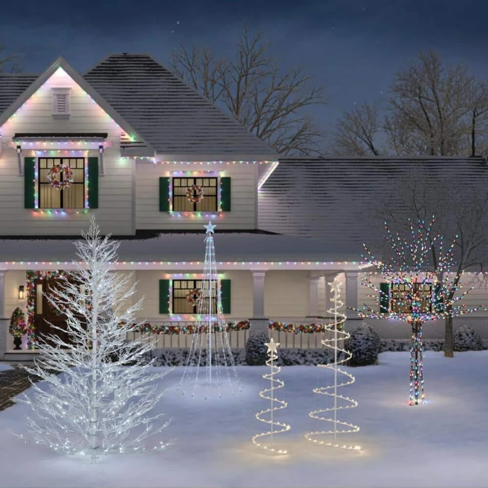 Home Accents Holiday 7.5 ft W inter Spruce LED Christmas Tree 8 Home Accents Holiday 7.5 ft W inter Spruce LED Christmas Tree - Image 6